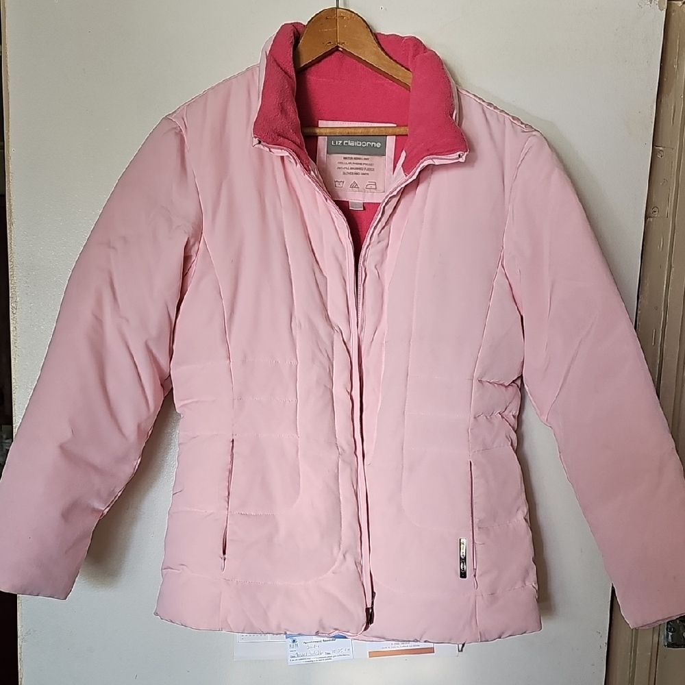 Liz Claiborne Water Repellent Pink Jacket